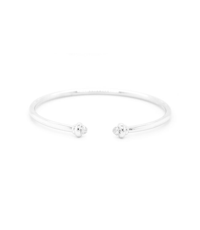 Positano Bangle 18k witgoud 5225/BW 0.24ct diamant