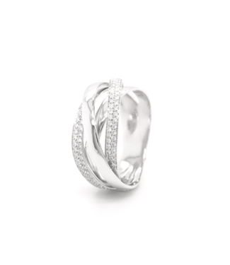 Positano Positano Ring 18k witgoud 5044/AW 0.35ct diamant maat 55