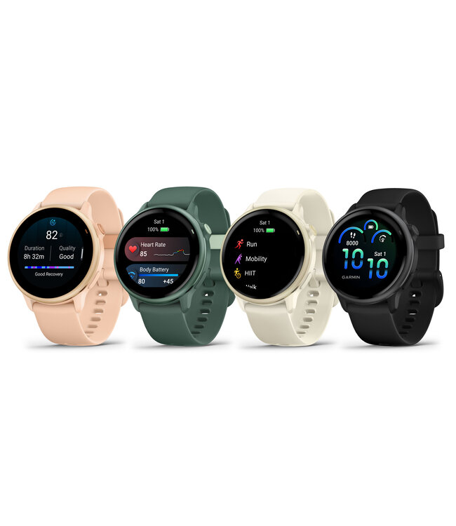 Garmin smartwatch Vivoactive 6 Lunar Gold met Bone band 010-02985-01