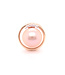 ROEMER hanger roségoud 14k 0.035ct diamant & parel
