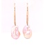 ROEMER oorhangers roségoud 14k met barokke parels
