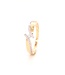 Passione ring goud 14k met diamant 0.14ct maat 53