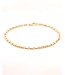 ROEMER geelgouden armband anker gediamanteerd 2.5/21cm