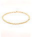 ROEMER geelgouden armband anker gediamanteerd 2.5/21cm