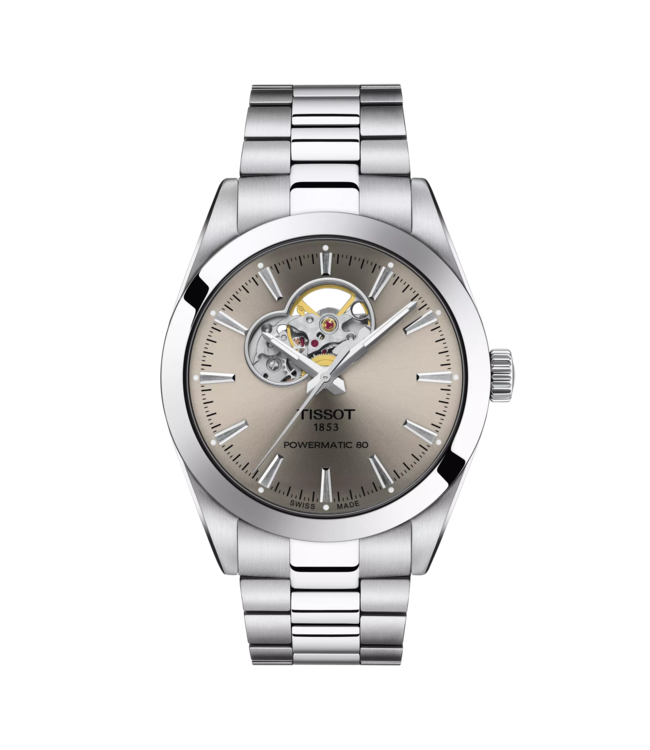 Tissot horloge Gentleman Open Heart T127.407.11.081.00