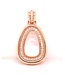 ROEMER hanger roségoud 18k met maansteen & briljant 0.96ct