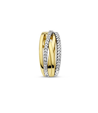 ROEMER ROEMER Hanger goud bicolor 14k met diamant 0.17ct H Si