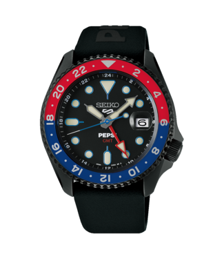 Seiko Seiko Horloge 5 Sports Pepsi Limited Edition SSK047K1