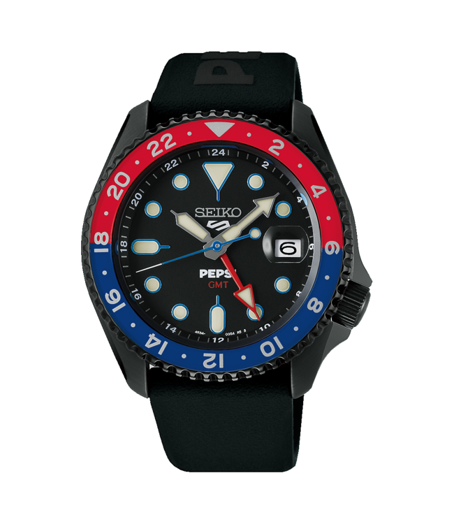 Seiko Horloge 5 Sports Pepsi Limited Edition SSK047K1