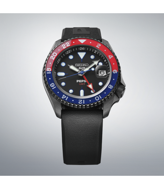 Seiko Horloge 5 Sports Pepsi Limited Edition SSK047K1