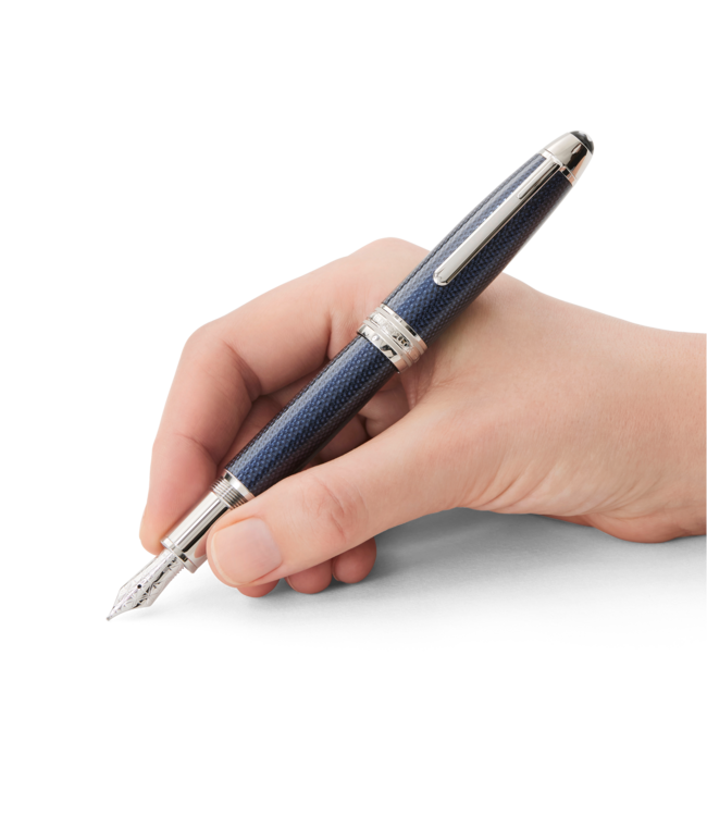 Montblanc Meisterstück Solitaire Blue Hour LeGrand Fountain Pen MB132096