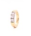Passione Passione 14K geel- met witgouden ring met diamant 0,75ct 54
