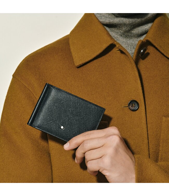 Montblanc Sartorial Portemonnee 6cc met Money clip MB130316