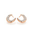 Noor oorsieraden roségoud met diamant 1.30 ct W/Si
