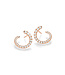 Noor Noor oorsieraden roségoud met diamant 1.00ct W/Si