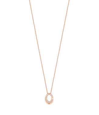 Noor Noor hanger roségoud 14k met diamant 0.22ct. W/Si Noor Noor hanger roségoud 14k met diamant 0.22ct. W/Si