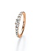 Noor ring roségoud 14k met diamant 0.50ct W/Si maat 54