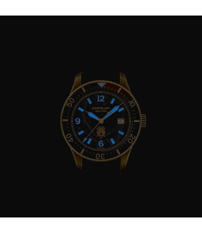 Montblanc Horloge Iced Sea Automatic Date Bronze MB133300