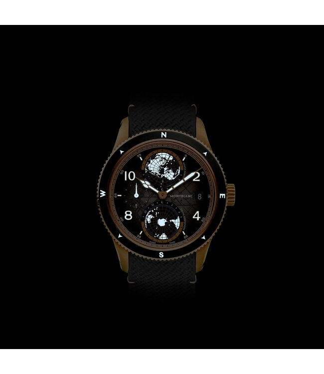 Montblanc Horloge 1858 Gesophere 0 Oxygen Monte Rosa Limited Edition MB134018