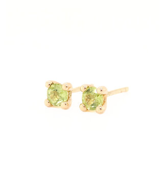 ROEMER by Bregje ROEMER by Bregje Oorstekers Lily 14k geelgoud met Peridot