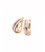Passione Passione 14K geel- met witgouden oorringen met diamant 0,57ct