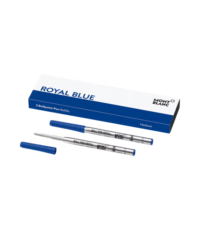Montblanc Ballpoint refills royal blue medium 2x1 128214