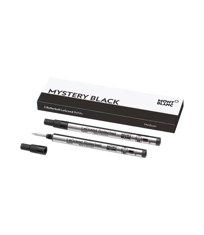 Montblanc Rollerball LeGrand Refills 2x , Mystery Black - Medium 128225