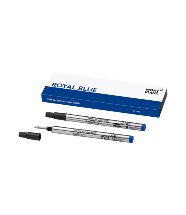 Montblanc Rollerball LeGrand Refills 2x, Royal Blue - Fine 128227
