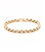 Monzario14k geelgouden armband jasseron 7mm 20cm.