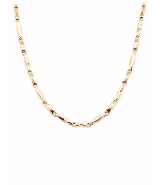Monzario Monzario 14k geelgouden collier 79C 45cm