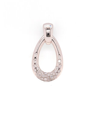 ROEMER ROEMER hanger witgoud 18k met 0,55ct. diamant ROEMER ROEMER hanger witgoud 18k met 0,55ct. diamant