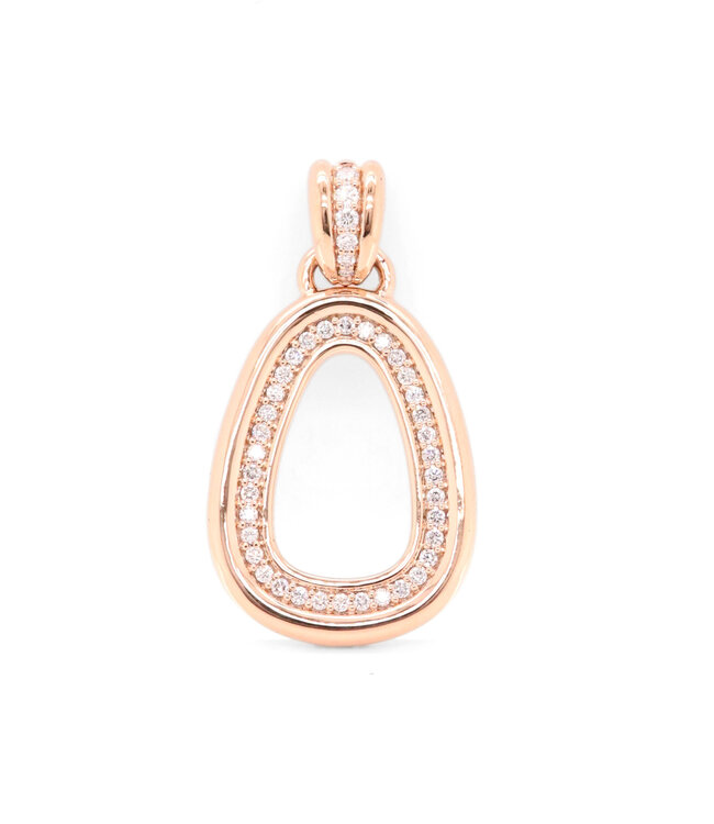 ROEMER hanger roségoud 18k met 0,58ct. diamant