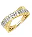 Passione 14k geelgouden ring goud met diamant 0.54 ct. H/Si 56