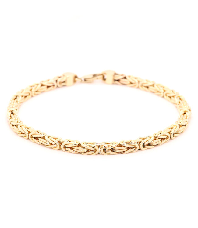 ROEMER armband koningsschakel 14k goud 22cm 4mm