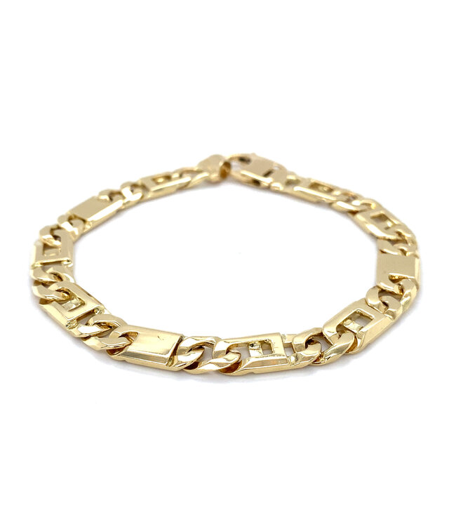 ROEMER geelgouden armband  14k. 40976  21 cm