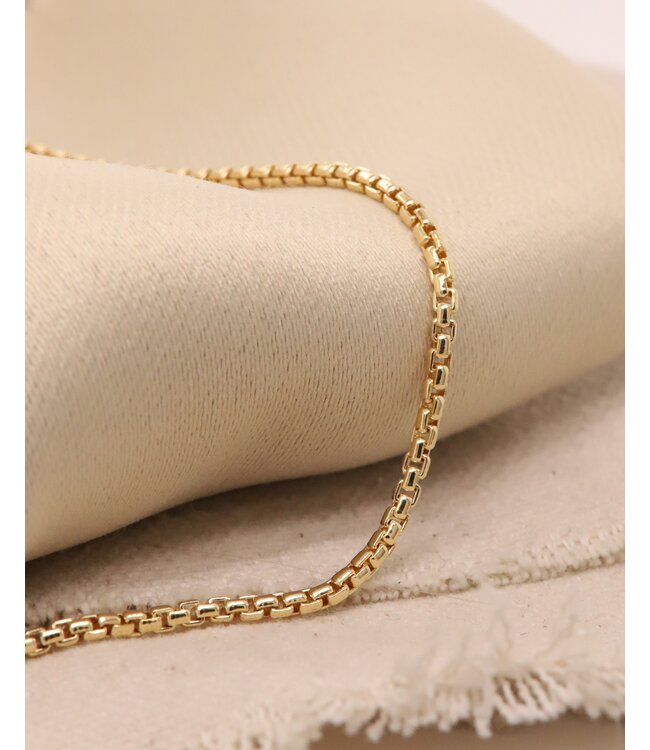 ROEMER geelgoudenketting ventiaans rond 2.0/45/14k