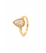 ROEMER ROEMER 18K geelgouden ring met diamant 1.26ct peer geslepen