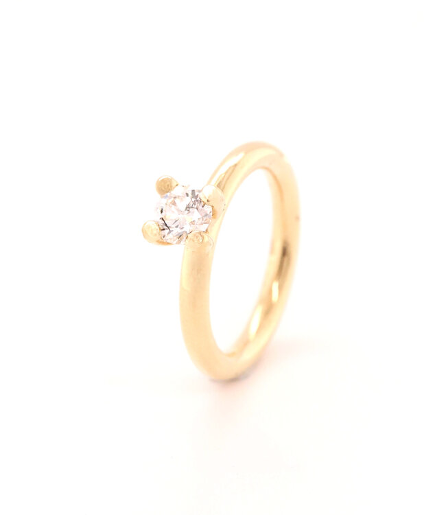 ROEMER by Bregje geelgouden ring Lily met diamant 0,70ct H VS2