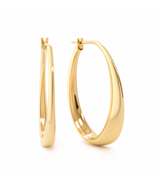 ROEMER ROEMER oorringen 18k goud piano di torsione