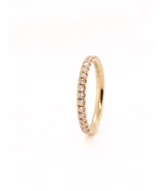 ROEMER ROEMER ring 18k geelgoud alliance S met diamant 0.23ct 58