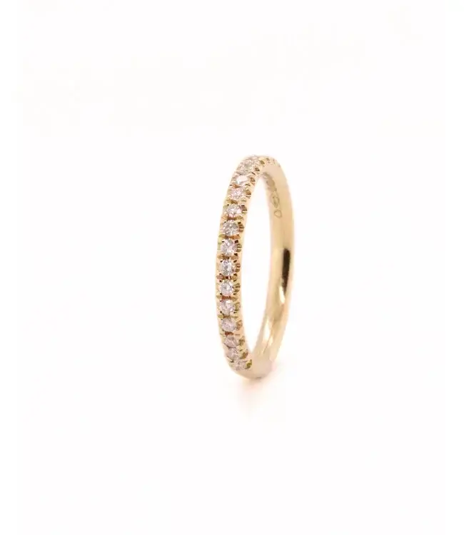 ROEMER ring 18k geelgoud alliance S met diamant 0.23ct 58