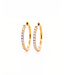 ROEMER 18K geelgouden oorringen met diamant 0.70ct