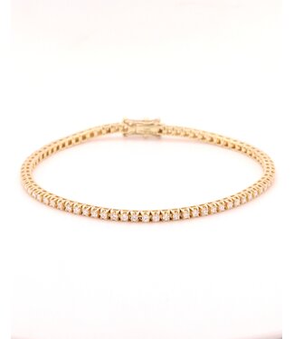 ROEMER ROEMER 14k geelgouden tennisarmband  met 1.39ct diamant