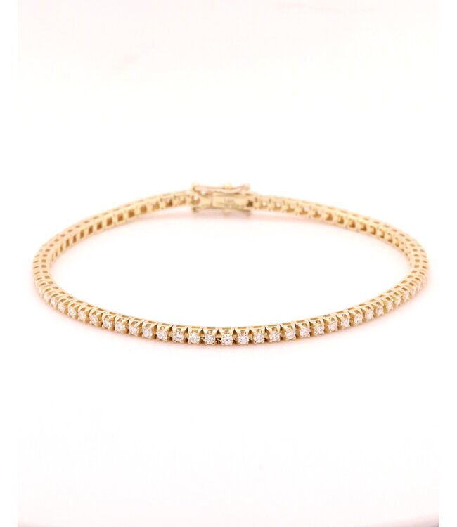 ROEMER 14k geelgouden tennisarmband  met 1.39ct diamant