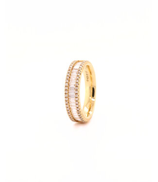 ROEMER ROEMER 18K geelgouden ring met diamanten 0.75 ct maat 53