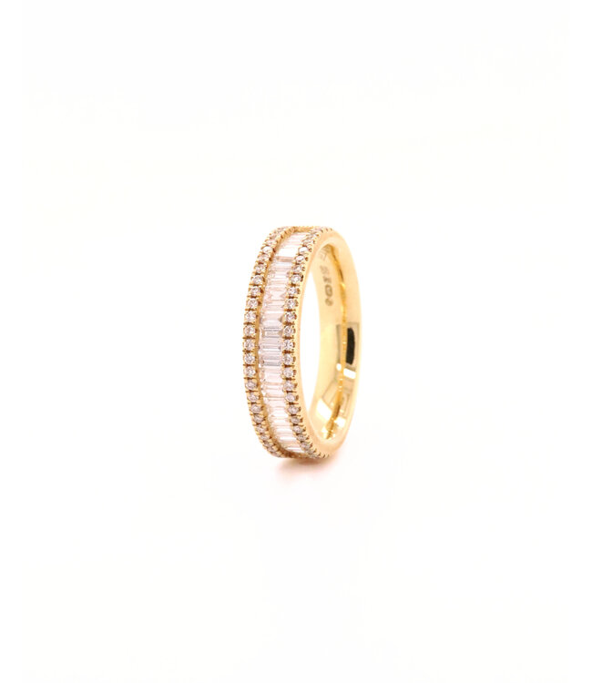 ROEMER 18K geelgouden ring met diamanten 0.75 ct maat 53