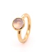 ROEMER by Bregje ring Single Bubble 18K geelgoud met Chalcedoon