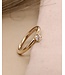 ROEMER by Bregje Ring Lily Mini 18k geelgoud met diamant 0.25ct maat 54
