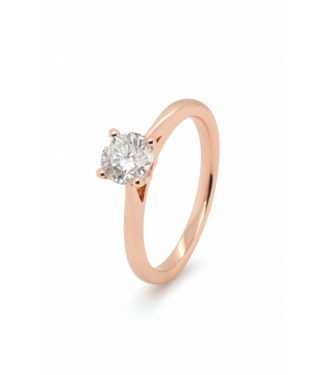Tomylo Tomylo Ring roségoud 14k LAB Grown diamant 0.84ct maat 54 Tomylo Tomylo Ring roségoud 14k LAB Grown diamant 0.84ct maat 54