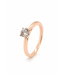 Tomylo Tomylo Ring 14k roségoud LAB grown diamant 0.50ct Fancy Brown maat 52